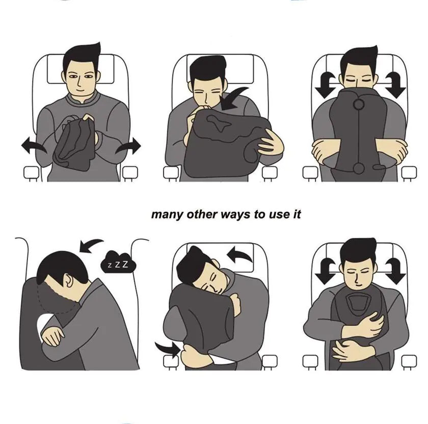 Inflatable Travel Pillow